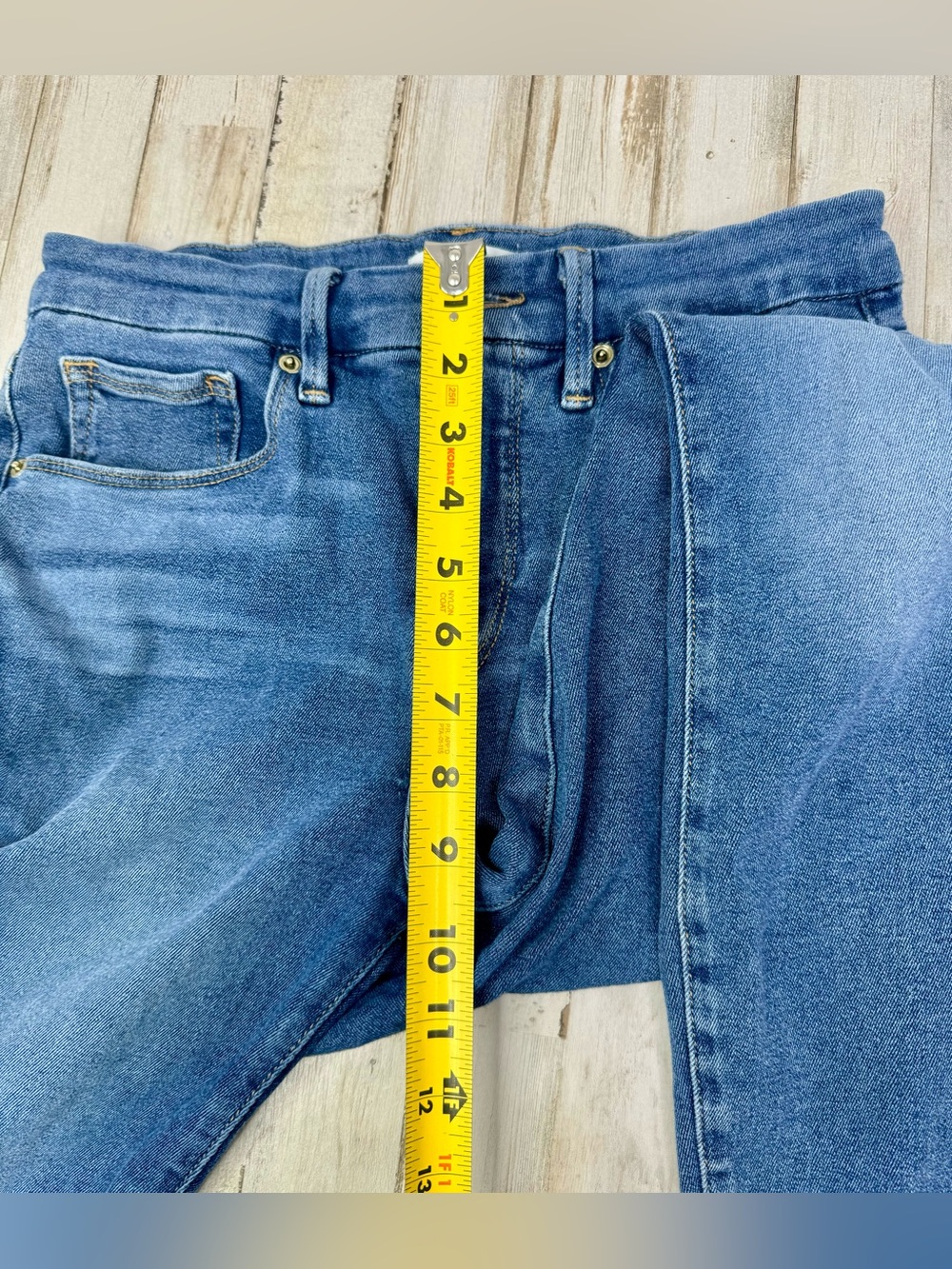 Good American Womens 8/29 (28x28) Jeans Crop High Rise Skinny Denim - Picture 7 of 12